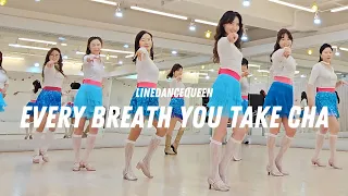 Every Breath You Take Cha Line Dance l Improver l 에브리 브레스 유 테이크 차 라인댄스 l  Linedancequeen