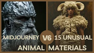 Midjourney v6: 15 Unusual Animal Materials. Part 2