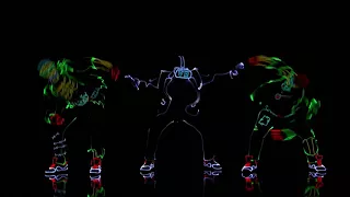 America's Got Talent 2017: Light Balance -  Live Show  Glowing Dance