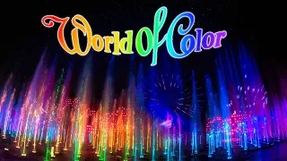 [4K] World of Color - Front Row - Disney California Adventure