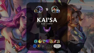 Kai'Sa ADC vs Miss Fortune - EUW Master Patch 13.3