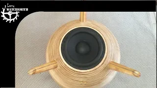 Making a sphere shaped subwoofer box