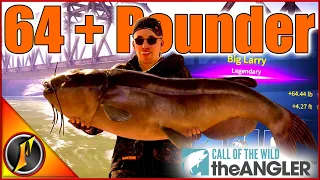 Landing BIG LARRY! The 64lb Legendary Catfish!!! | Call of the Wild theAngler