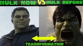 Hulk Now vs Hulk before Transformation Fan-made tribute