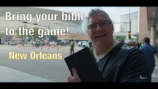 VLOG - Jim Daly Travels to New Orleans to Support Drew Brees at the Saints Game - Bring Your Bible