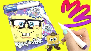 Spongebob Imagine Ink Coloring Activity Book with Magic Marker