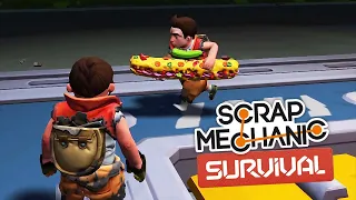 Скрап Механик Выживание. Часть 11 | Как приготовить огромный бутерброд (Scrap Mechanic Survival)