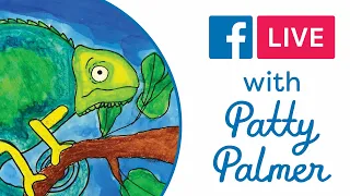 Draw Along Chameleon Art Project | Draw & Paint Along with Patty