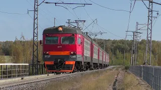 Электровоз ЭР2Р-7080 с сообщением Рязань-1 - Узуново, 29 сентября 2023 г.