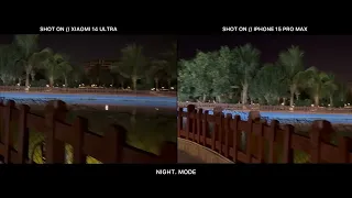 Xiaomi 14 Ultra VS iPhone 15 Pro Max | Night Mode Camera Test