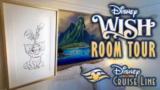 Deluxe Family Stateroom with Verandah Room Tour - The Disney Wish, Disney Cruise Line