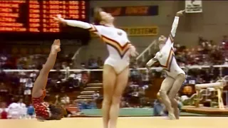 1983 Worlds Event Finals {hybrid coverage} Floor: Retro Rewind