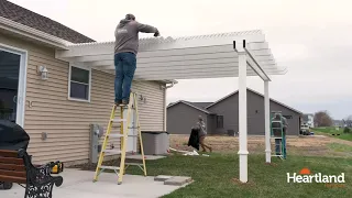 Heartland Pergola Build Timelapse