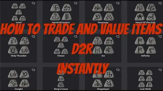 How to trade and check item value - Diablo 2 Resurrected on Traderie.com