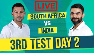 🔴LIVE:India vs South Africa 3rd Test Live Day 2 | India vs South Africa Live | Ind vs SA