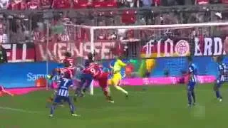 Bayern München vs Hertha Berlin 3-2 -  Alle Tore Goals & Highlights- Saison 2013 / 2014