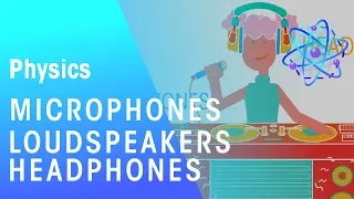 Microphones, Loudspeakers & Headphones | Magnetism | Physics | FuseSchool