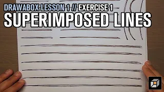 Drawabox Lesson 1, Exercise 1: Superimposed Lines