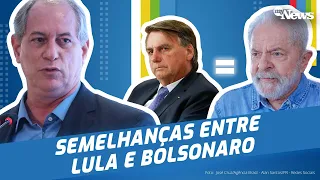 Ciro Gomes compara Lula a Bolsonaro