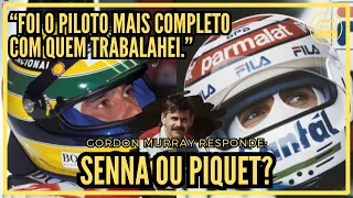 Gordon Murray fala sobre Senna e Piquet