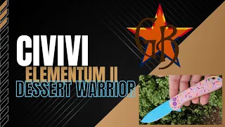 UNBOXING - Civivi Elementum II - Dessert Warrior