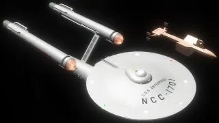 SS Botany Bay v TOS Enterprise Size Comparison