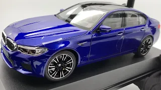 UNBOXING - BMW M5 (F90) 2018 Marina-bay blue Norev 1:18
