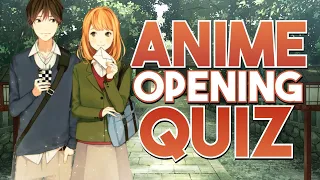 ANIME OPENING QUIZ - 20 Openings from SHOUJO Anime