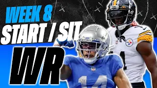 2023 Fantasy Football - MUST Start or Sit Week 8 Wide Receivers -  Every Match Up!!!