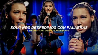 glee (naya rivera) — back to black || traducido al español y lyrics.