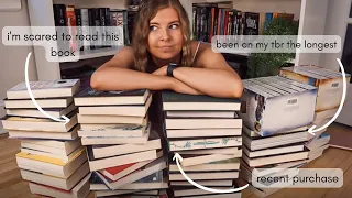 All My Unread Books | My Entire Physical TBR | 70 Books I Need to Read