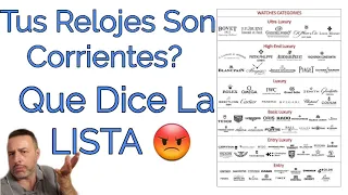 Tus Relojes Son Buenos?? Qué La Lista Decida!!! Lista De Buenos Relojes Hecha Por "Profesionales" 🤔