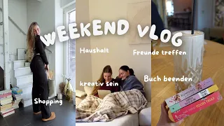 WEEKEND VLOG | comfort friendships, Haul, Try-On & Lesen