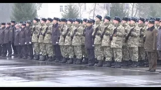 Присяга новобранцев Войсковой части 5525