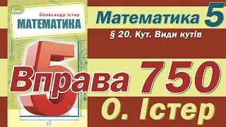 Істер Вправа 750. Математика 5 клас