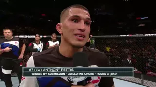 Fight Night Vancouver: Anthony Pettis Octagon Interview