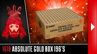 1610 Absolute Gold Super Box 196's - Geisha - Vuurwerkmania