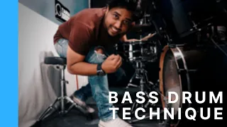 BASS DRUM TECHNIQUE ( LESSON ) BY TARUN DONNY