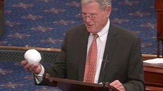 Senator Throws Snowball To Prove That Climate Change Is A Hoax