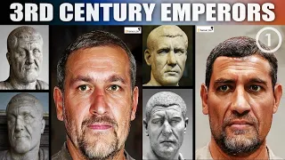 3rd Century Roman Emperors | Realistic Face Reconstruction Using AI and Photoshop (Part 1)