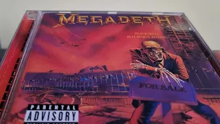 MEGADETH - PEACE SELLS BUT WHO'S BUYING REMIX & REMASTER 2004 CD ALBUM unboxing overview