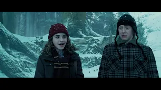 Harry scares Draco with the Invisibility cloak-Harry Potter and The Prisoner of Azkaban movie Scenes