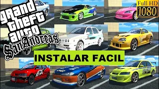 Instalando los autos de Rápido y furioso / GTA SA (MODO FACIL)