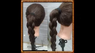 Easy Four strand braid, chain Choi,  four plates choti