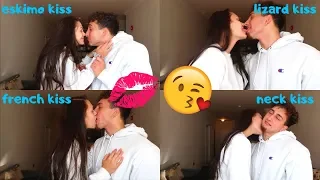 20 DIFFERENT TYPES OF KISSES!! | Montana & Ryan