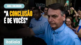 BOLSONARO COMPARA RECEPÇÃO RECEBIDA NO NORDESTE COM RECEPÇÃO DE JANJA NO SUL