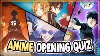 Anime Opening Quiz [Super Easy - Super Hard] | 50 Openings