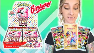 LIVE BATTLE!! JAPANESE 151 GIVEAWAYS!!