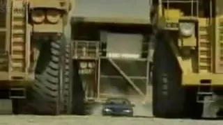 Crash (Sedan vs Biggest Dump truck & Tank)