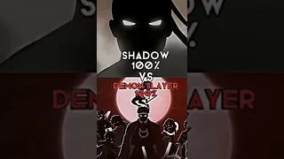 Shadow vs Demon Slayer #shorts #anime #edit #demonslayer #shadow #vs